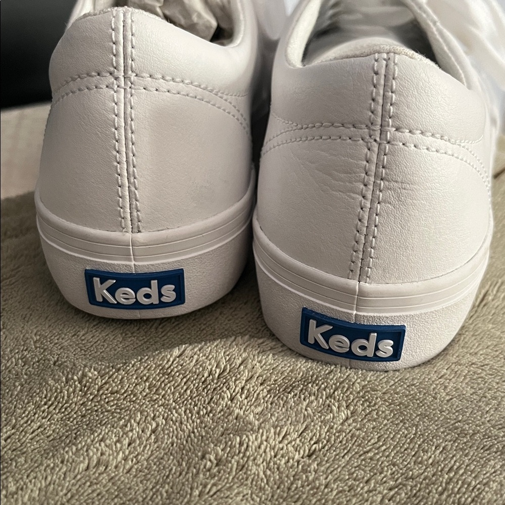 🌻 HOST PICK 🌻 🦙 Keds Jump Kick White Leather Sneakers 🦙 - Picture 5 of 5
